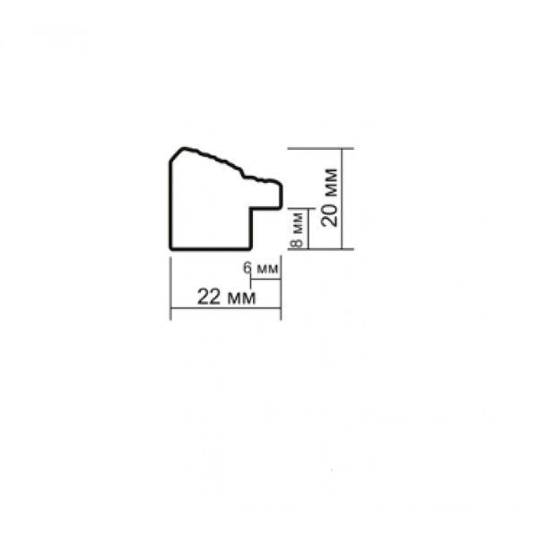 Рамка пластикова чорна з візерунком DM 2220-012-36S DM 2220-012-36S фото