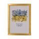 Фоторамка золота 15х21 з склом (пластиковий багет) 1511-47_15х21 фото